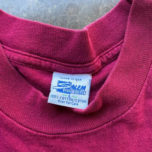 Crazy Vintage Arkansas Razorbacks Salem Aop T-shirt - Picture 3 of 4